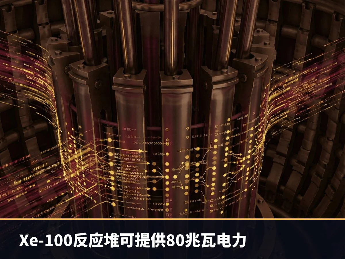 Xe-100反应堆可提供80兆瓦电力