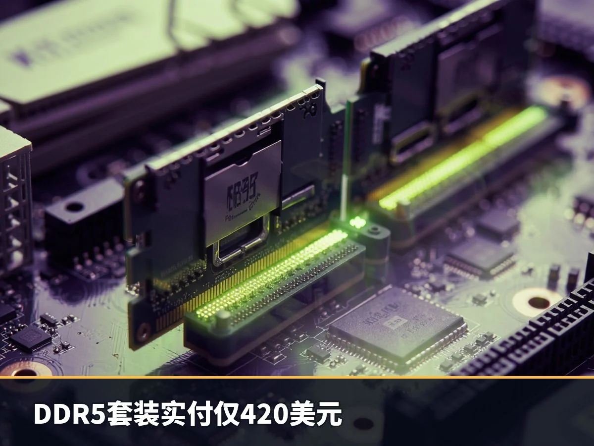 DDR5套装实付仅420美元