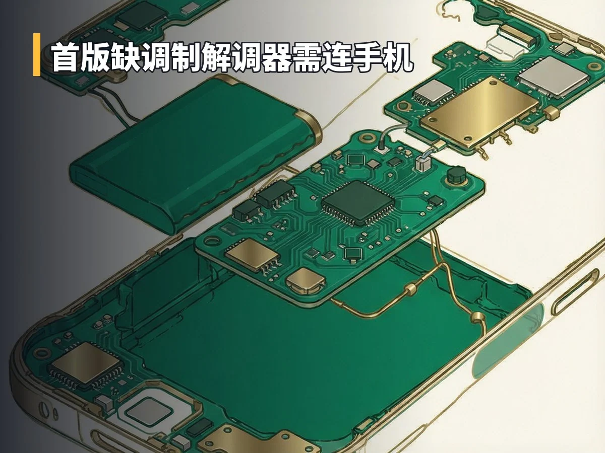 首版缺调制解调器需连手机