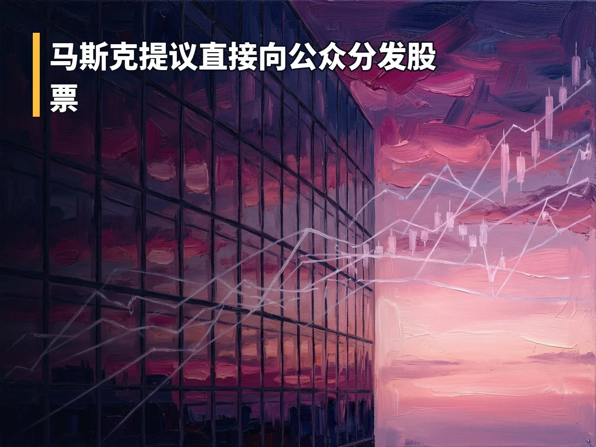 马斯克提议直接向公众分发股票