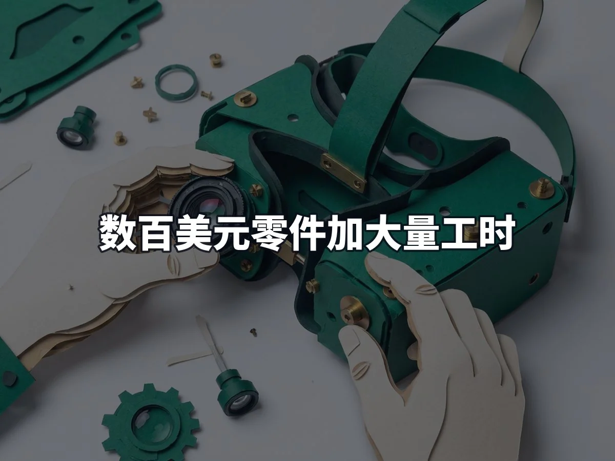 数百美元零件加大量工时