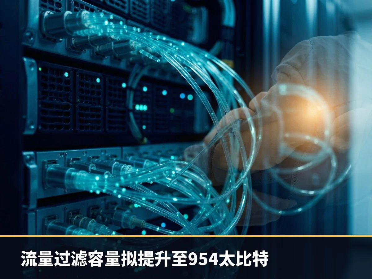流量过滤容量拟提升至954太比特