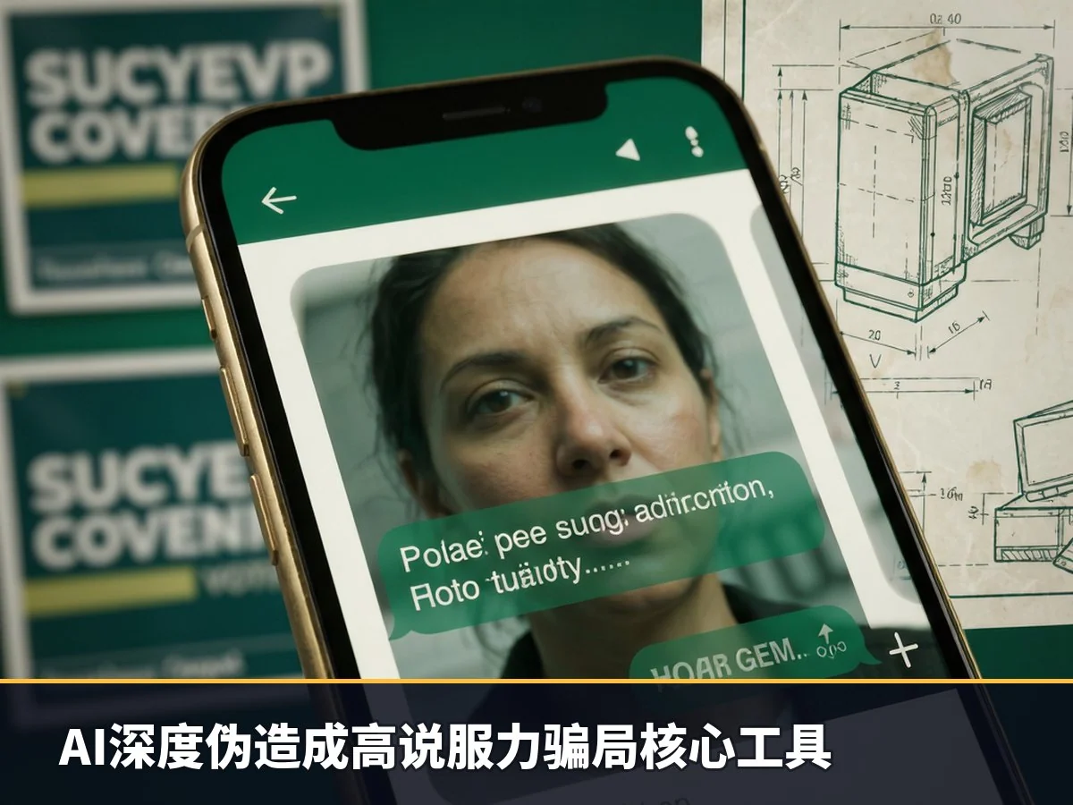 AI深度伪造成高说服力骗局核心工具