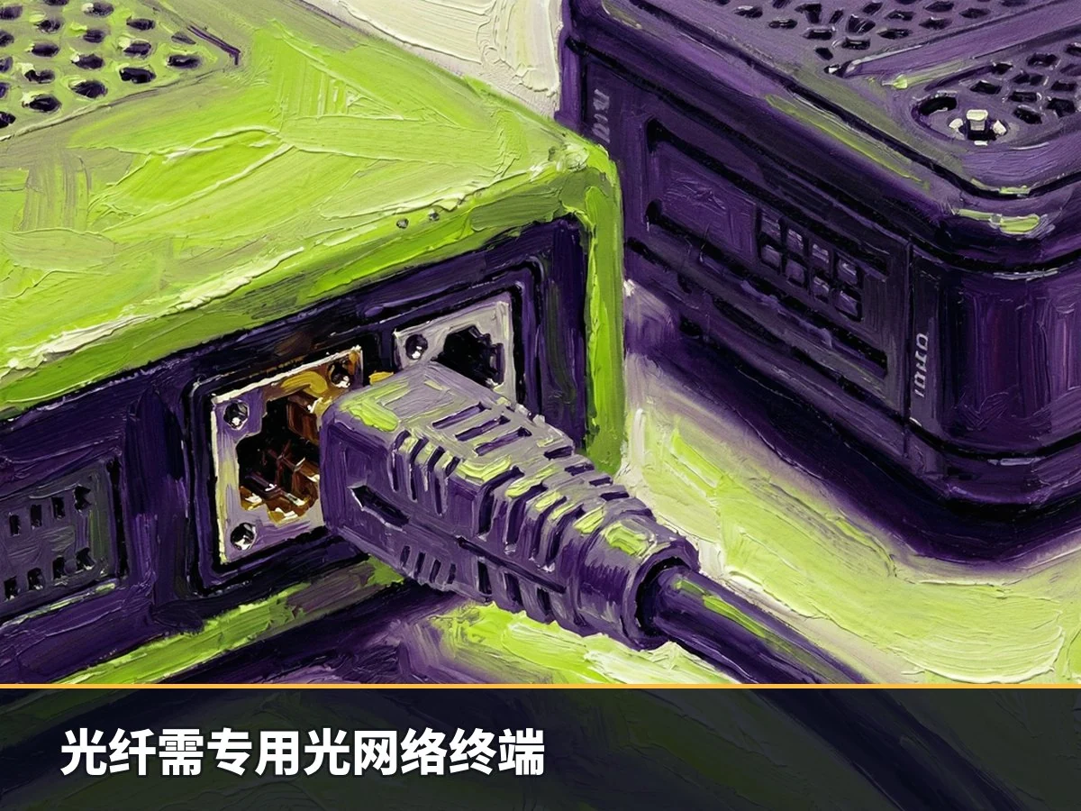 光纤需专用光网络终端