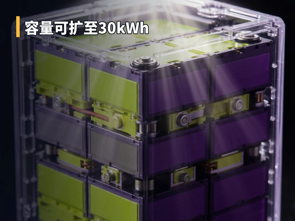 容量可扩至30kWh