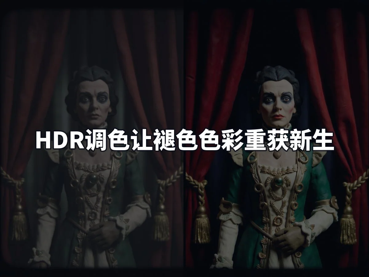 HDR调色让褪色色彩重获新生