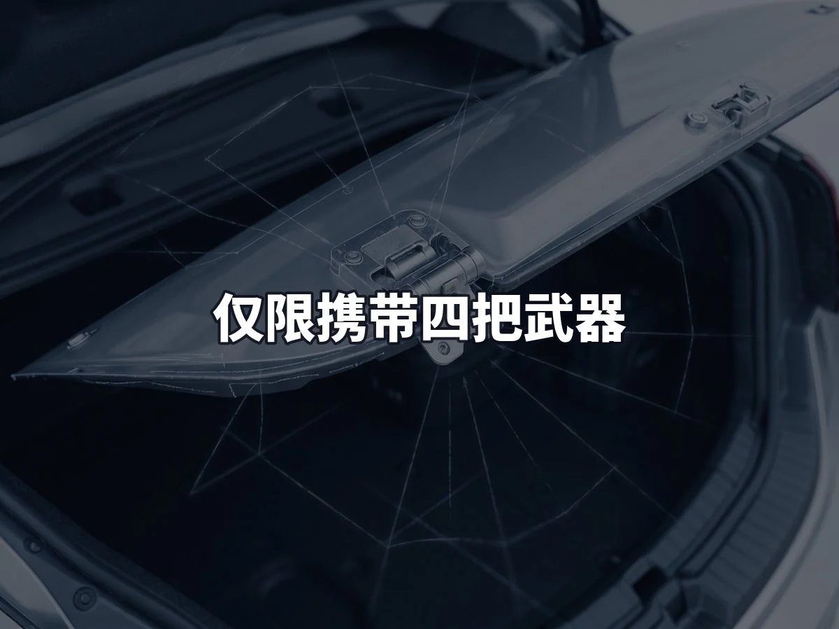 仅限携带四把武器