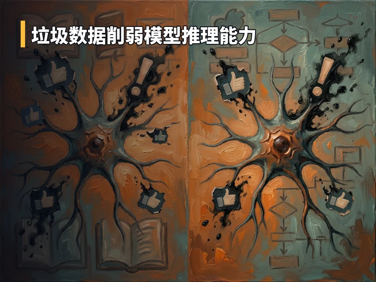 垃圾数据削弱模型推理能力