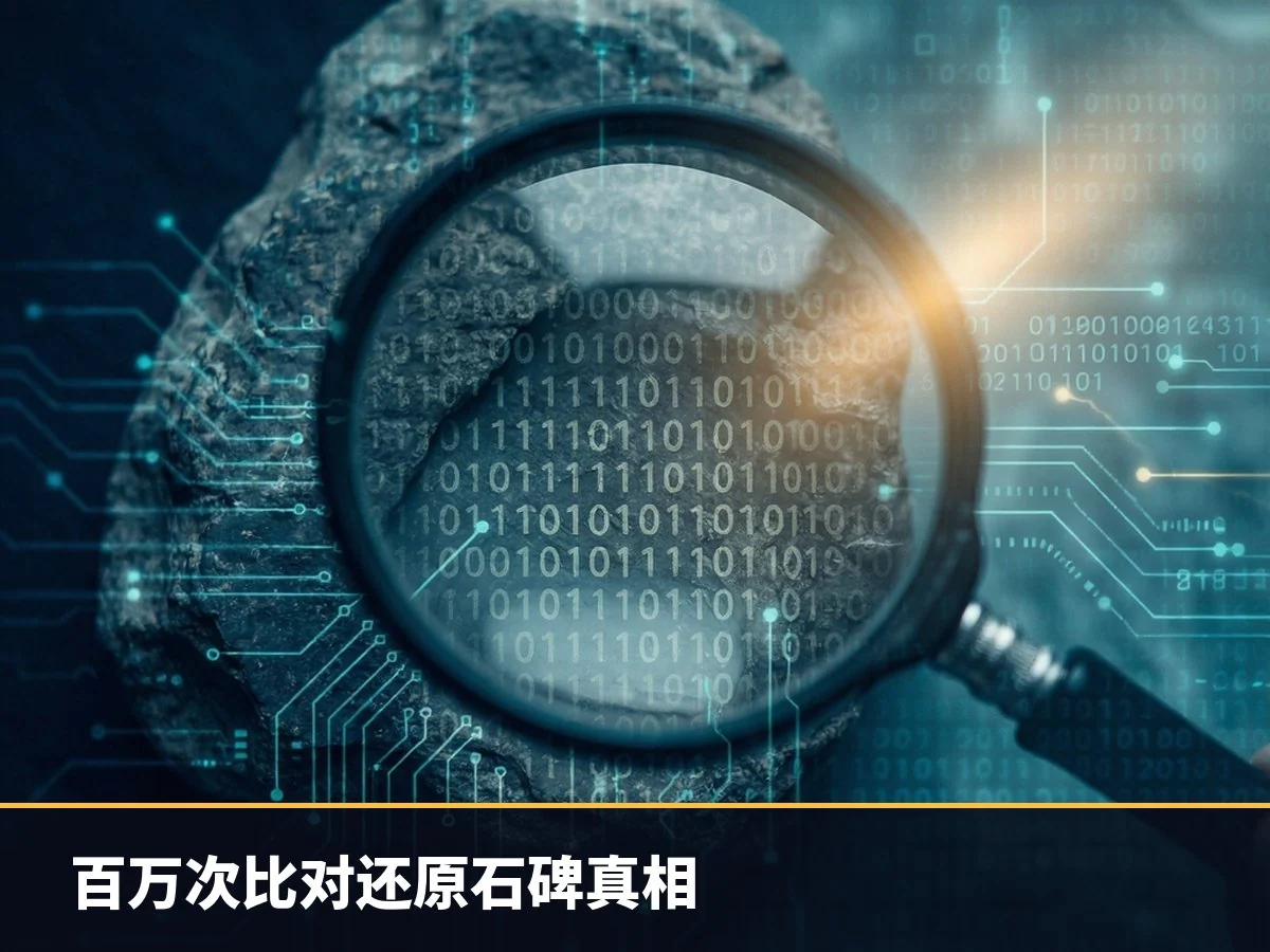 百万次比对还原石碑真相