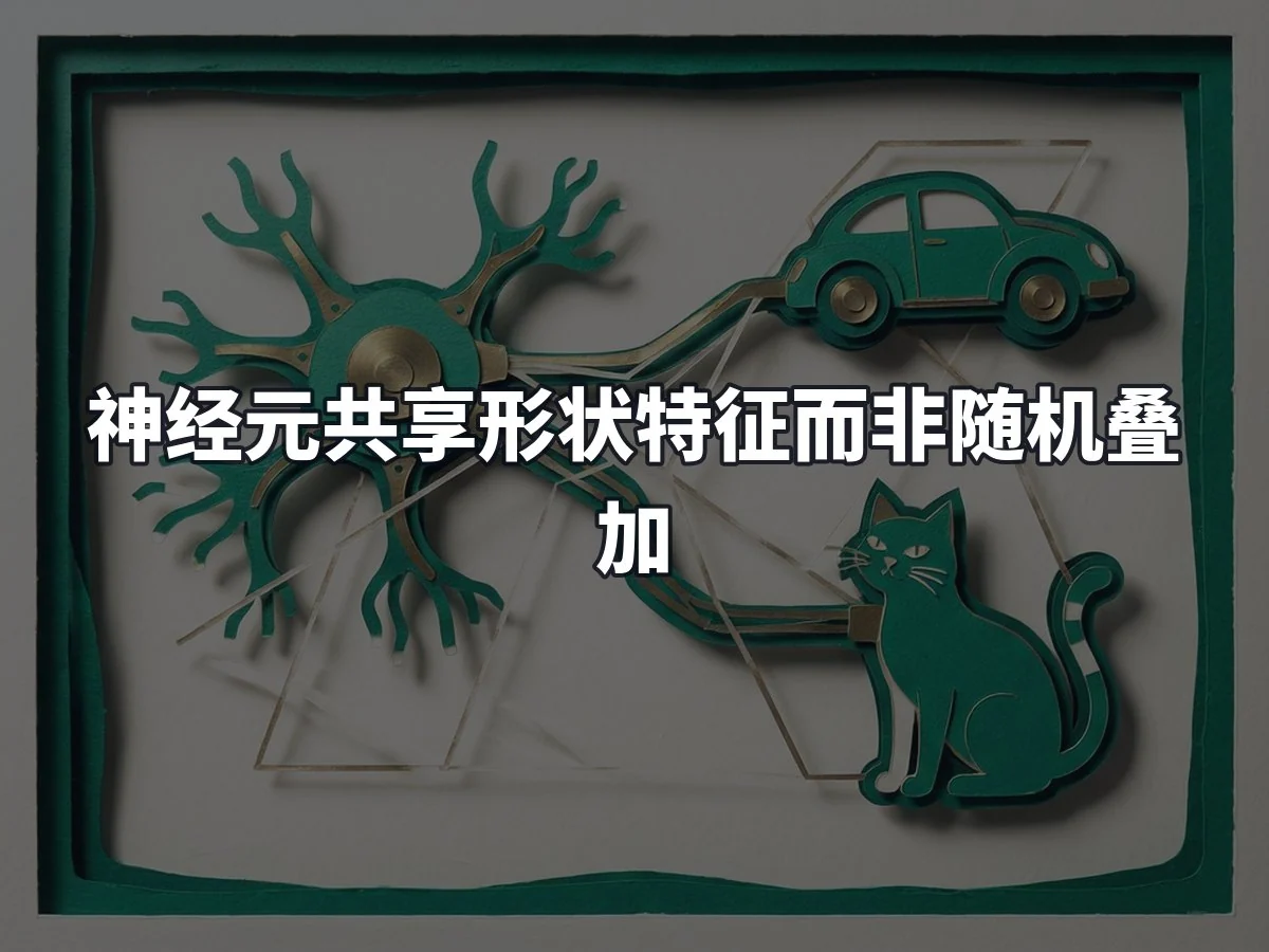 神经元共享形状特征而非随机叠加