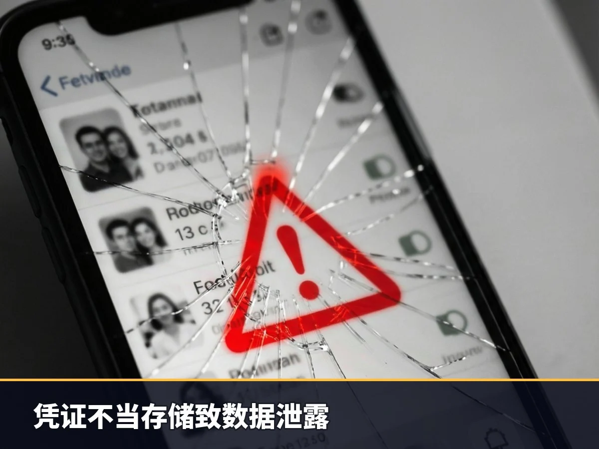 凭证不当存储致数据泄露