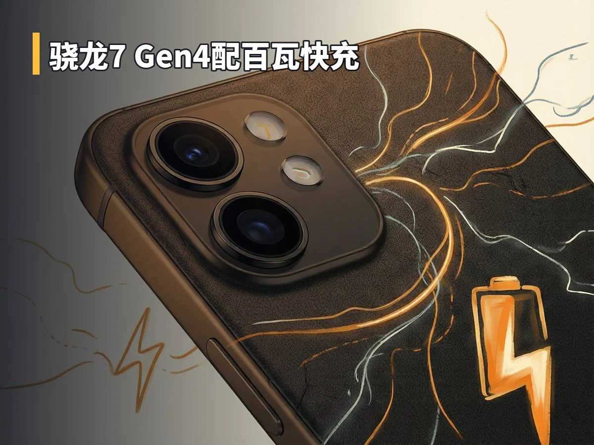 骁龙7 Gen4配百瓦快充