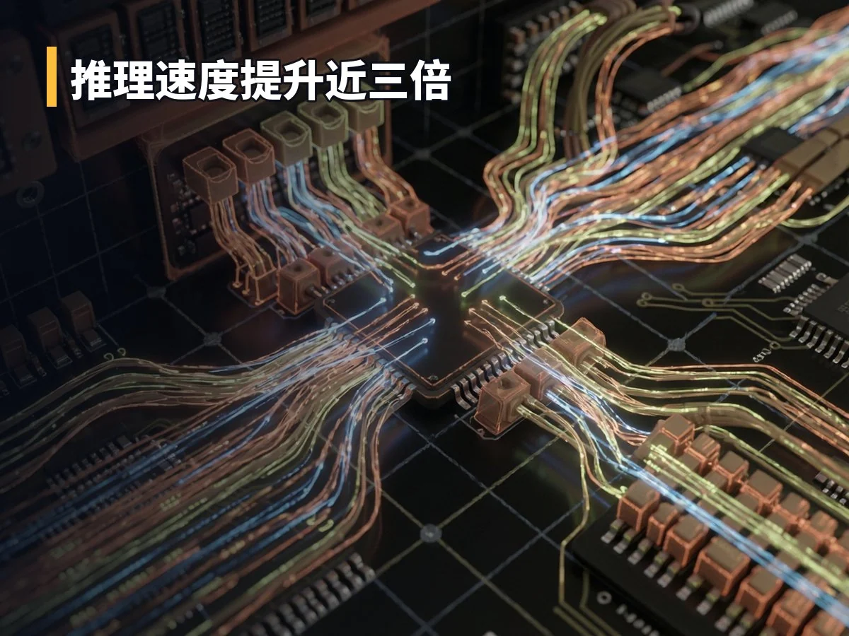 推理速度提升近三倍