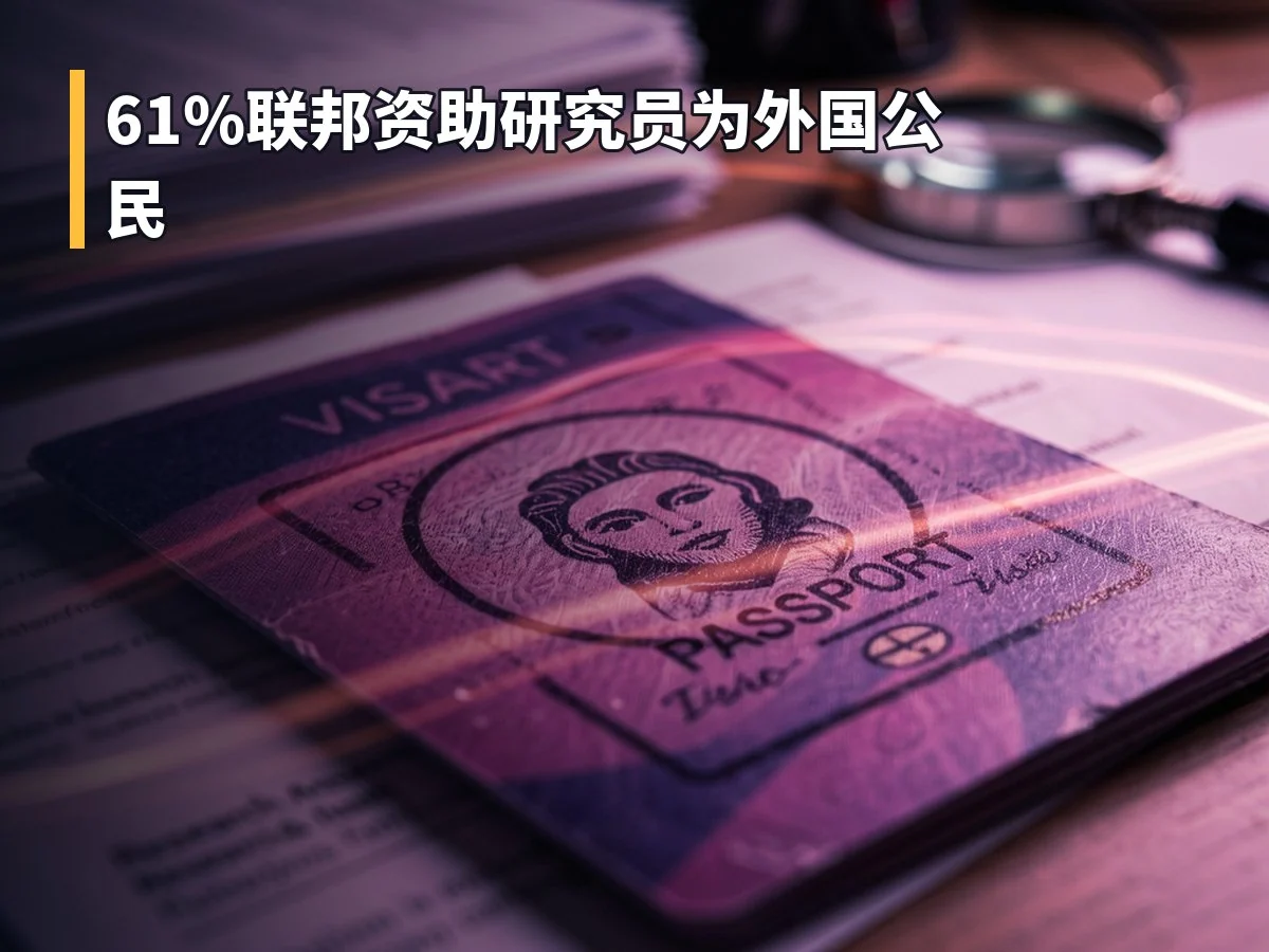 61%联邦资助研究员为外国公民