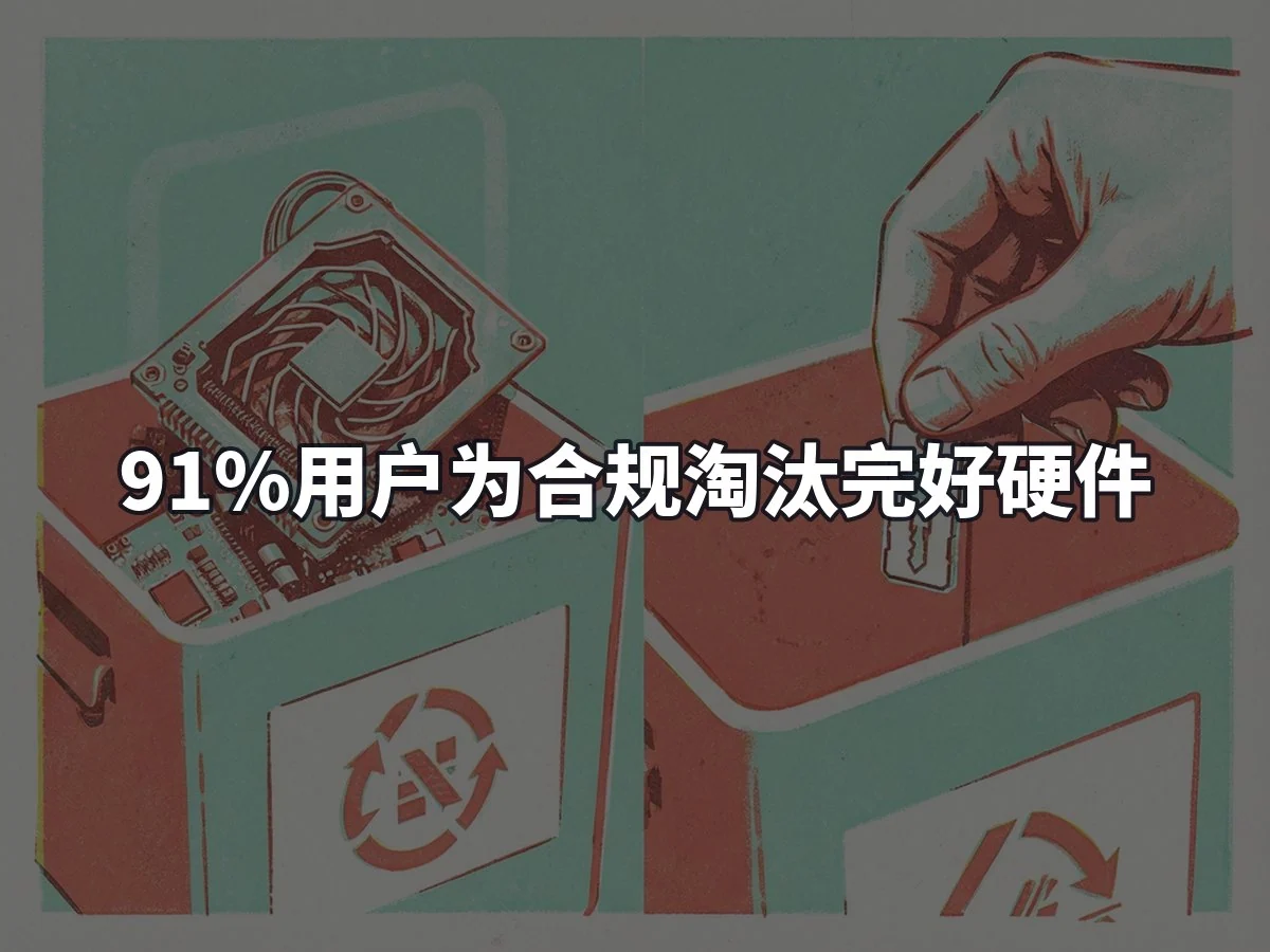 91%用户为合规淘汰完好硬件