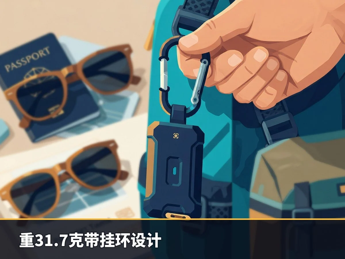 重31.7克带挂环设计