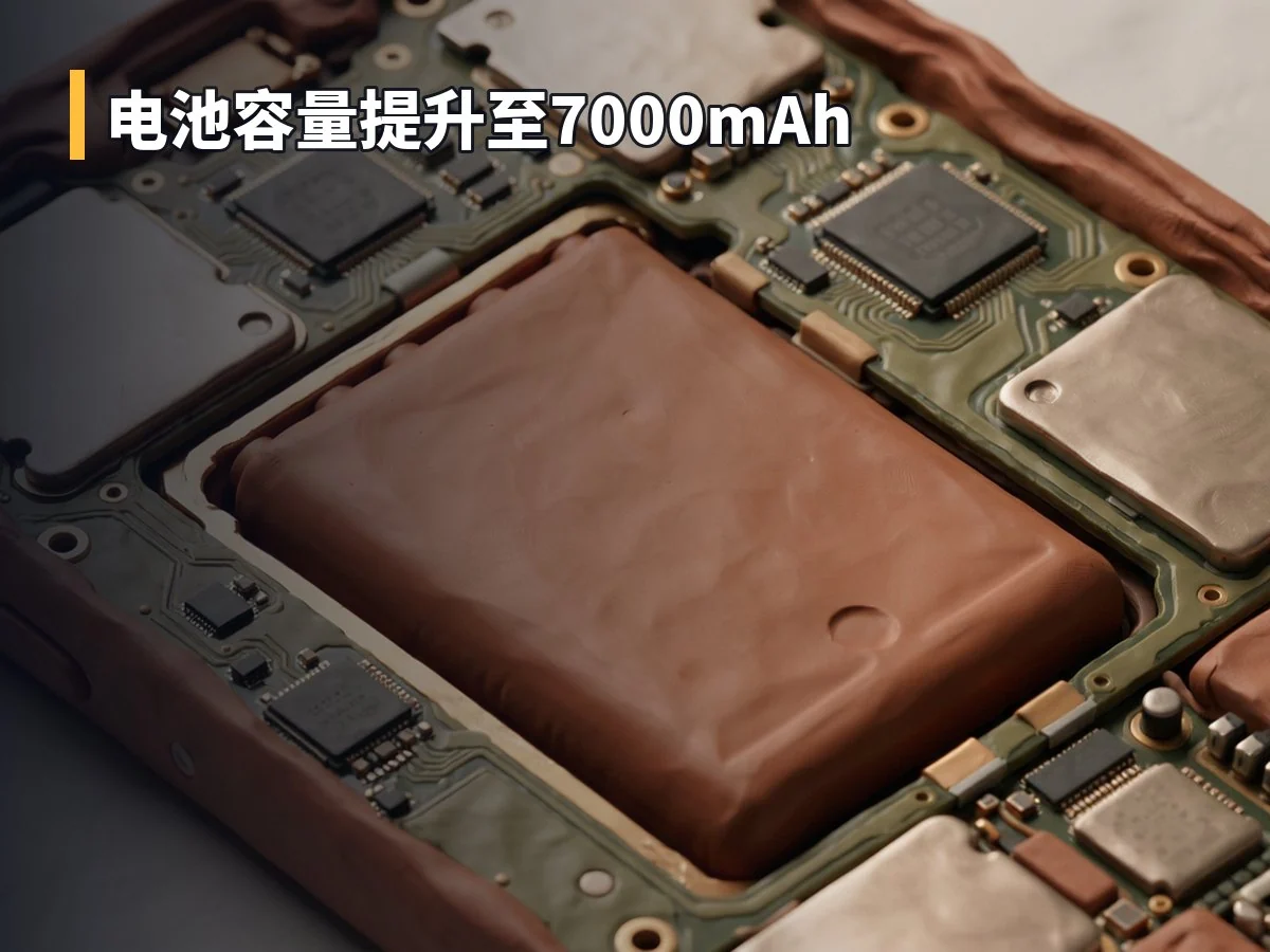 电池容量提升至7000mAh