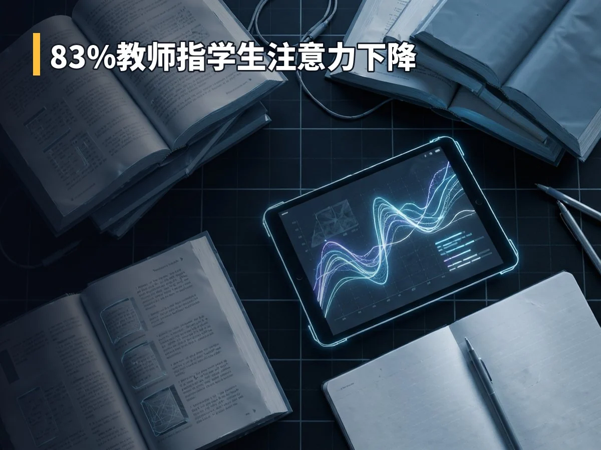 83%教师指学生注意力下降