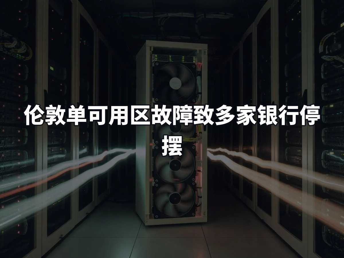 伦敦单可用区故障致多家银行停摆