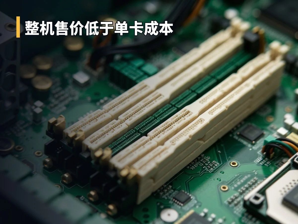 整机售价低于单卡成本
