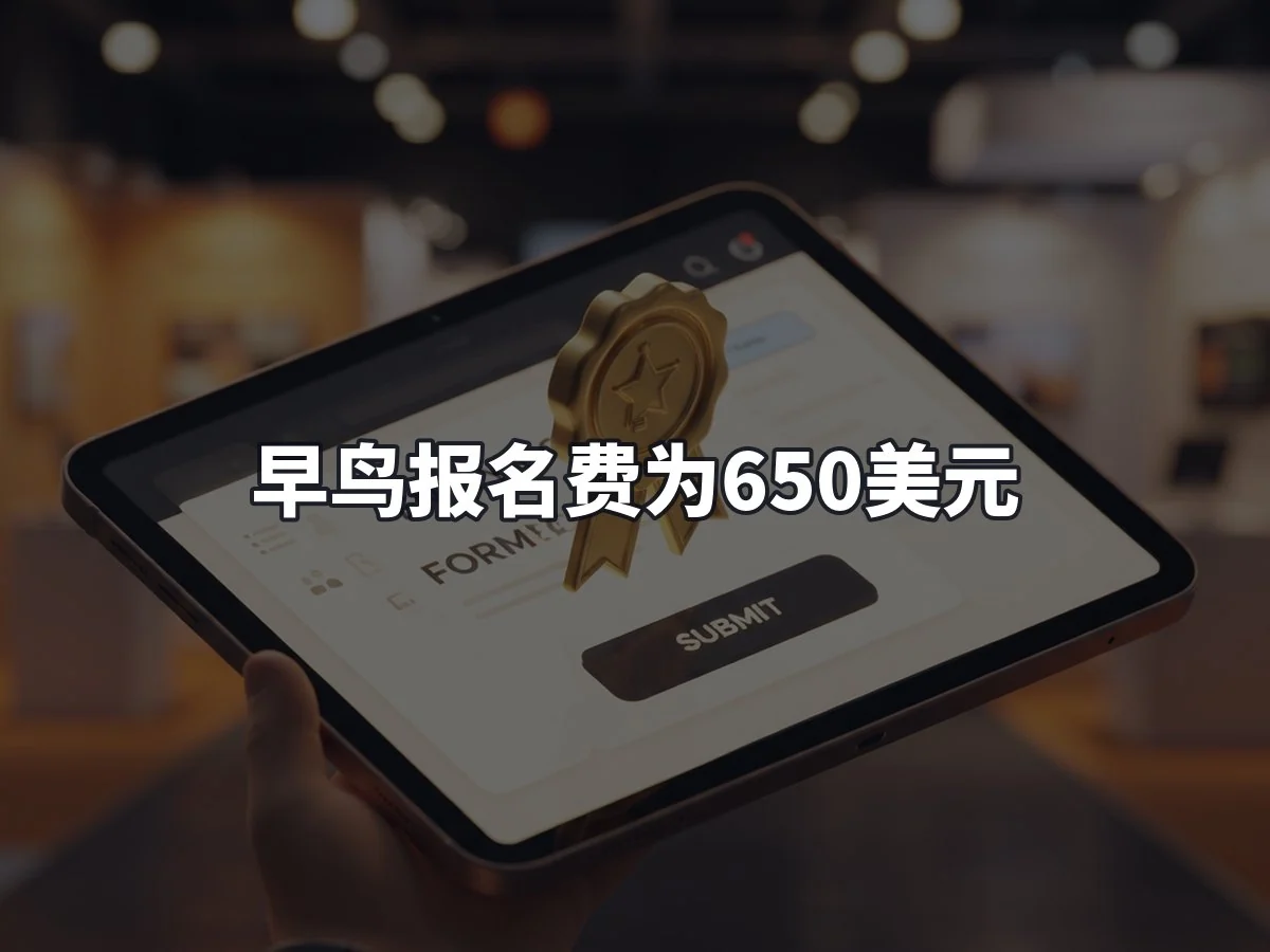 早鸟报名费为650美元