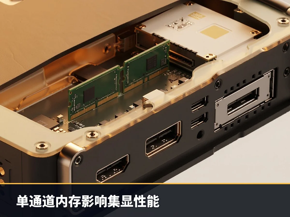 单通道内存影响集显性能
