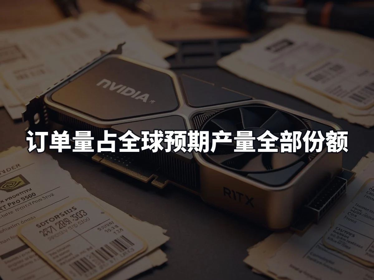 订单量占全球预期产量全部份额