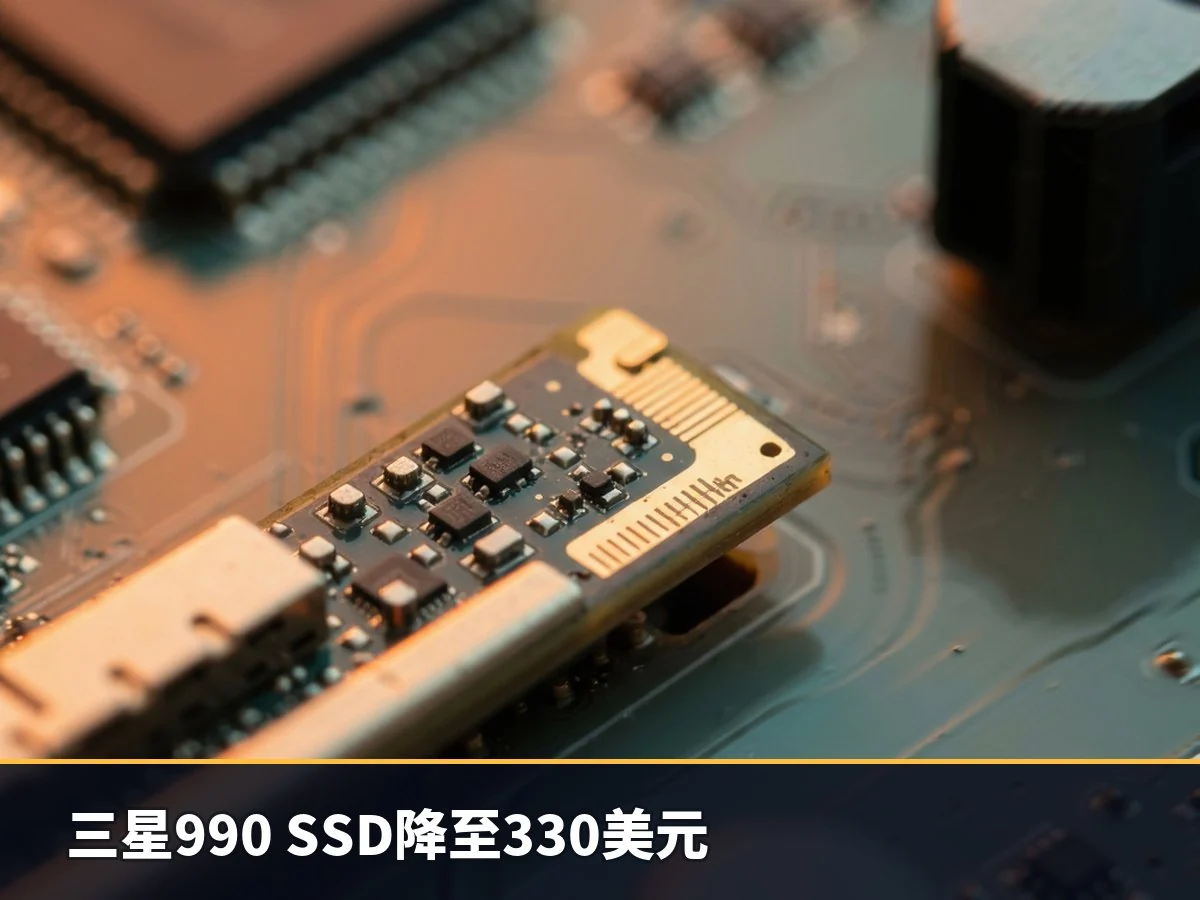 三星990 SSD降至330美元