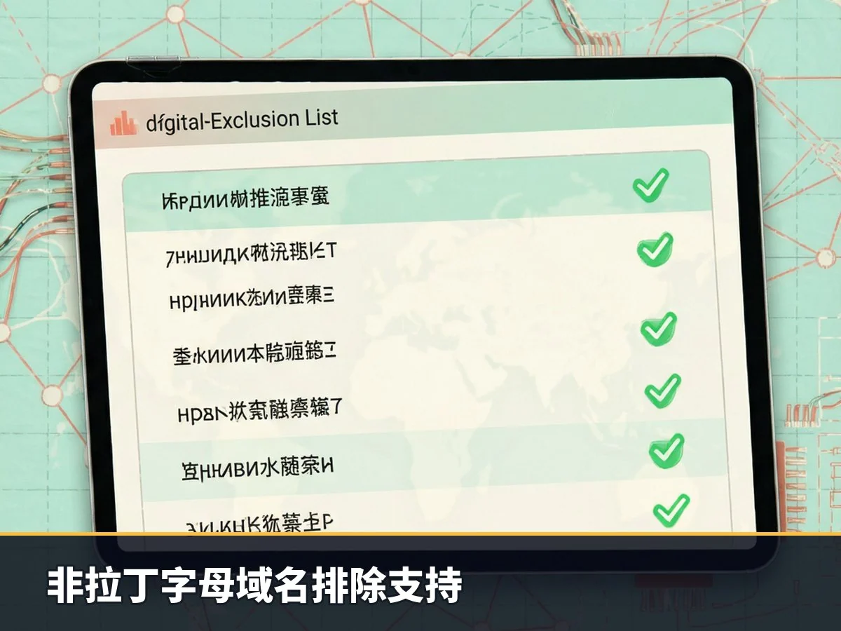 非拉丁字母域名排除支持