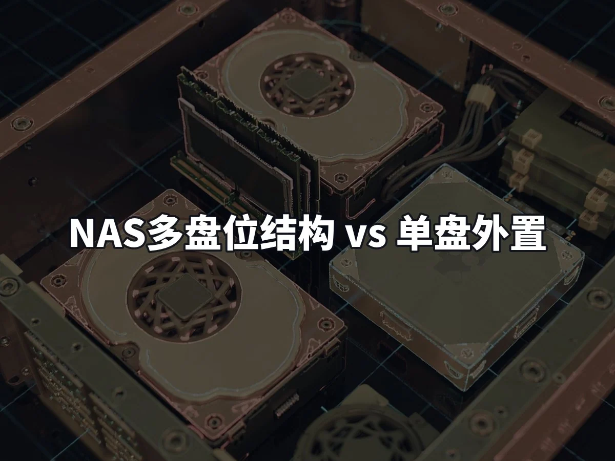 NAS多盘位结构 vs 单盘外置