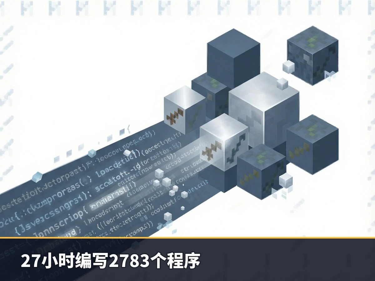 27小时编写2783个程序