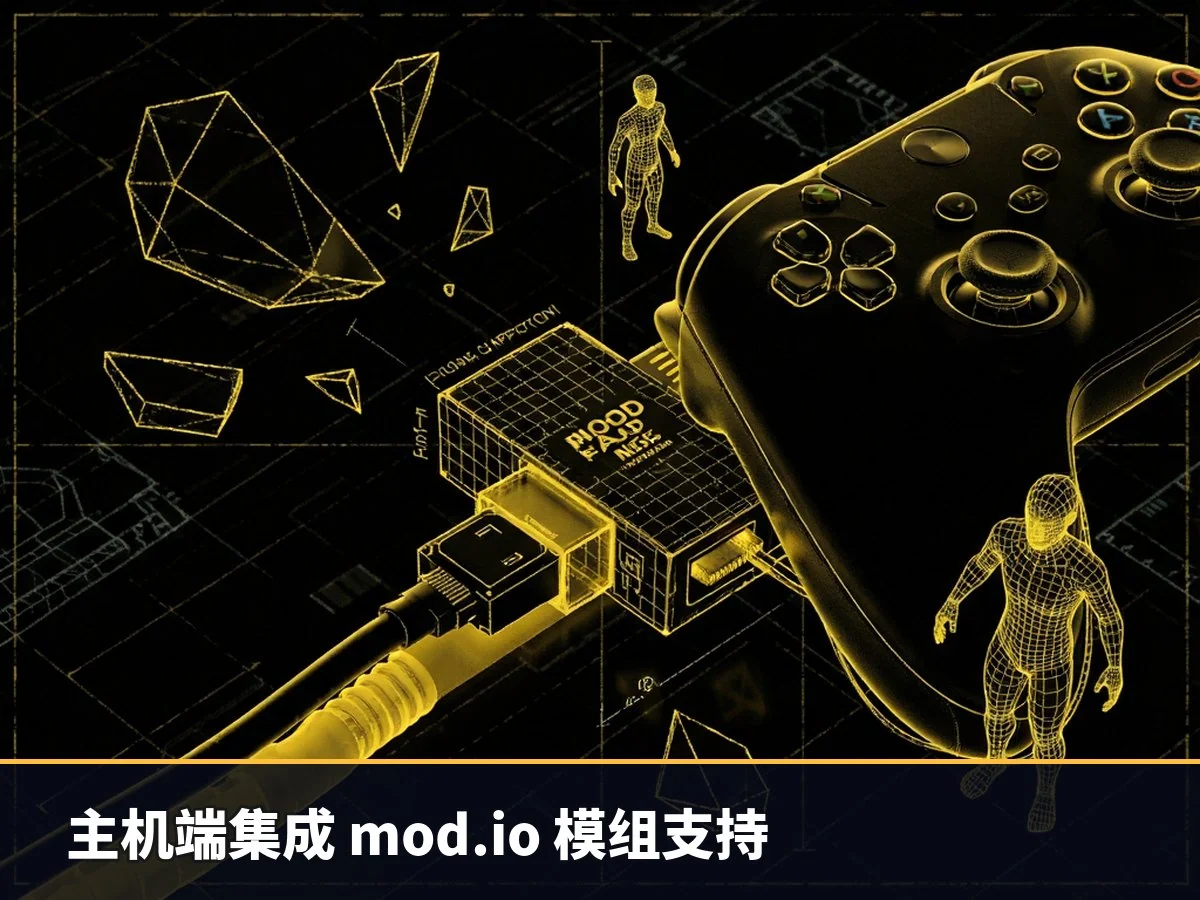 主机端集成 mod.io 模组支持