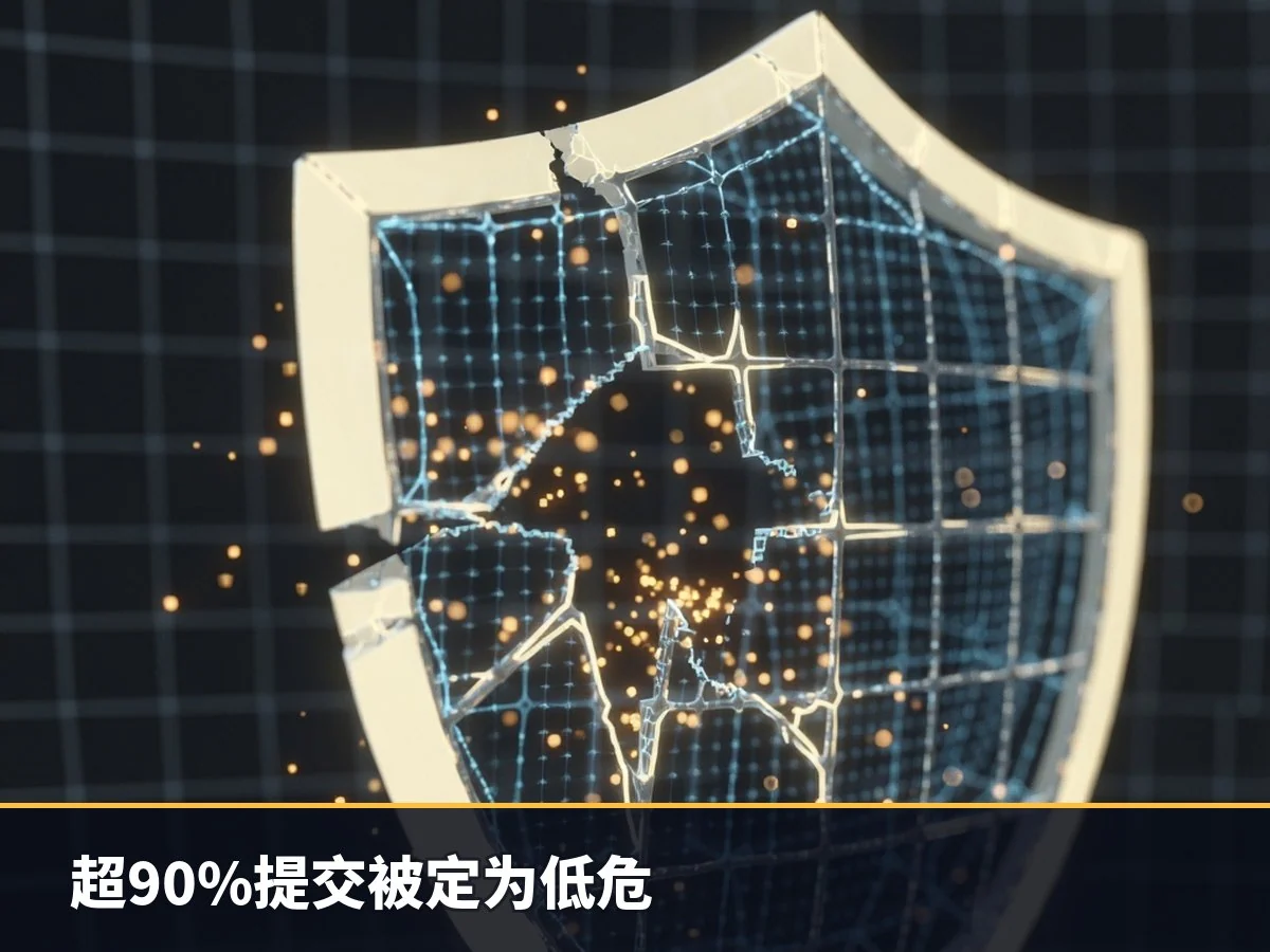 超90%提交被定为低危