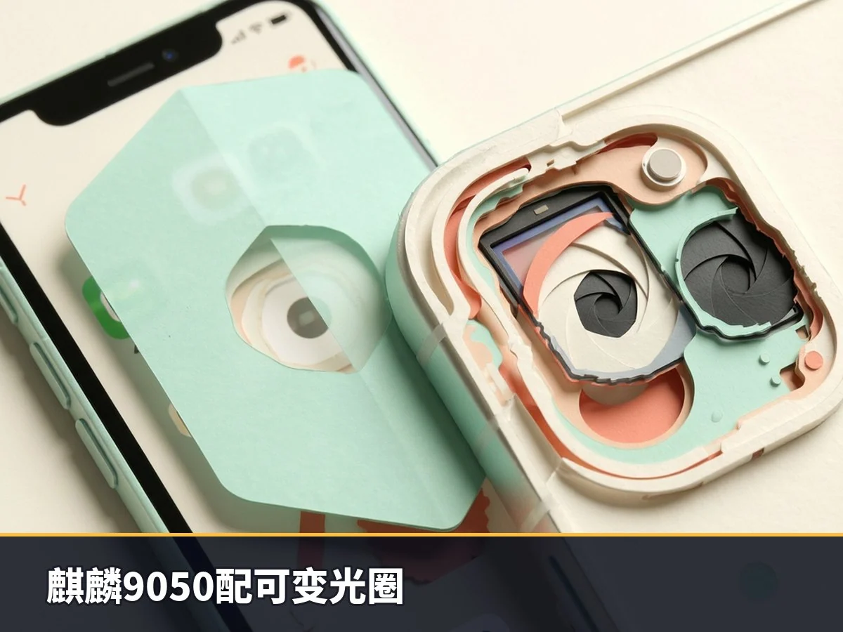 麒麟9050配可变光圈