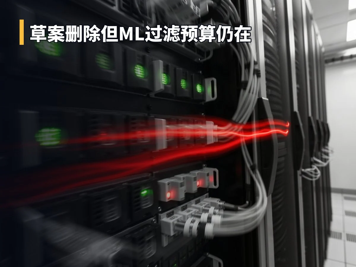 草案删除但ML过滤预算仍在