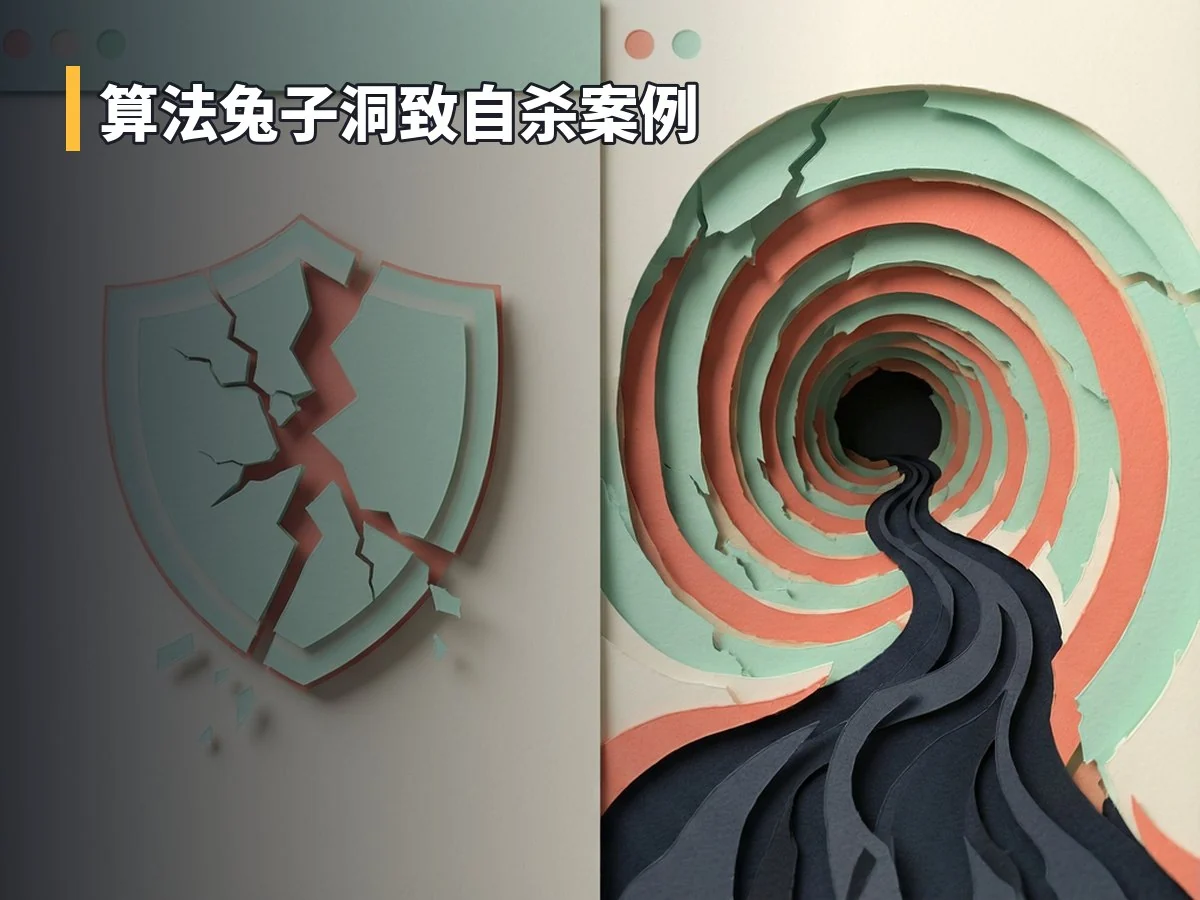 算法兔子洞致自杀案例