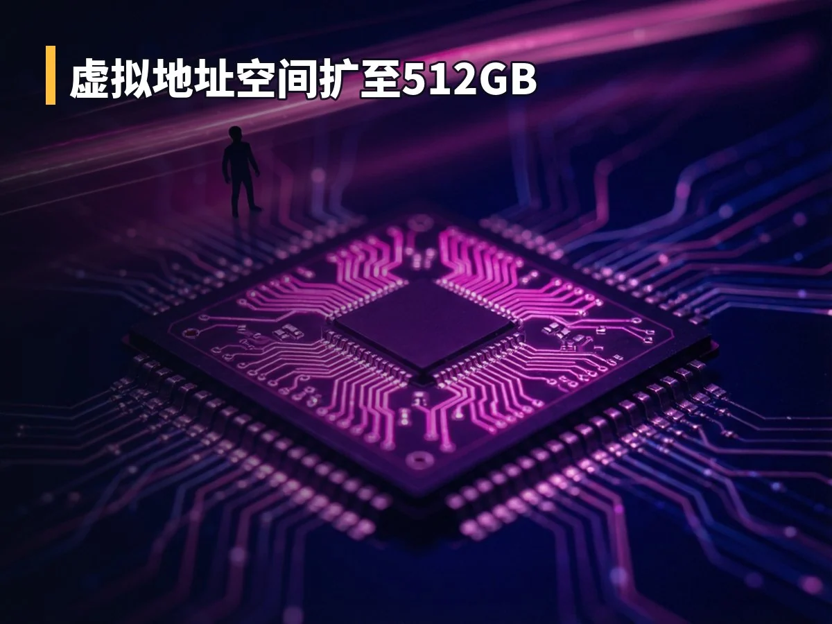 虚拟地址空间扩至512GB