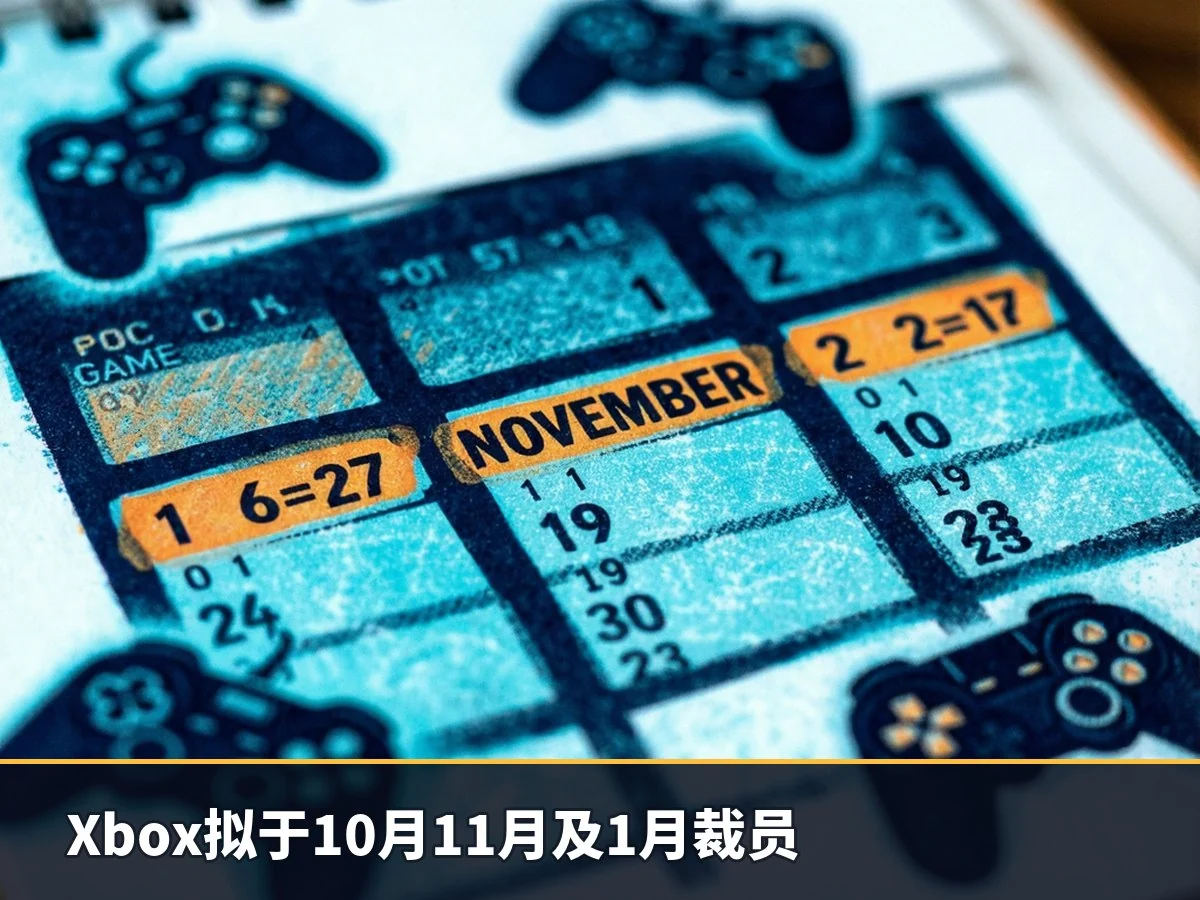 Xbox拟于10月11月及1月裁员