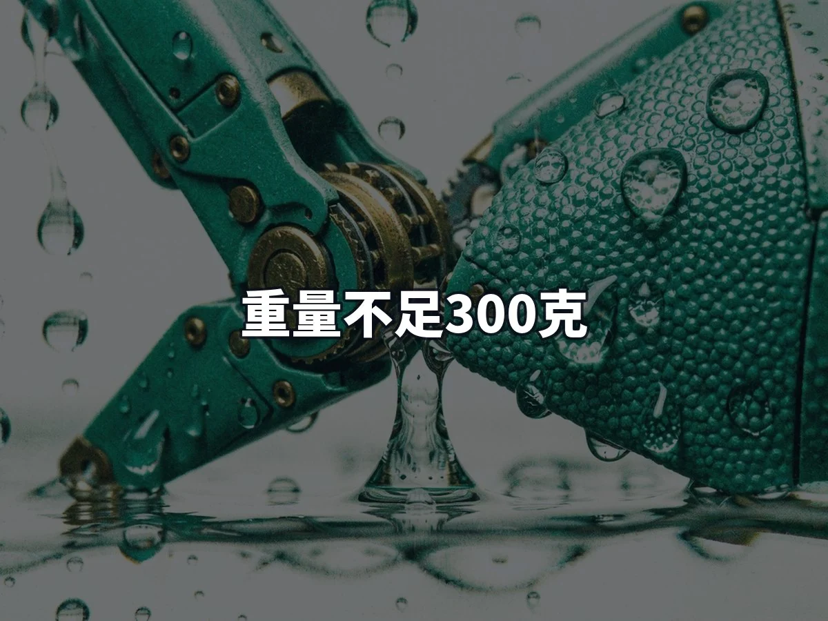 重量不足300克