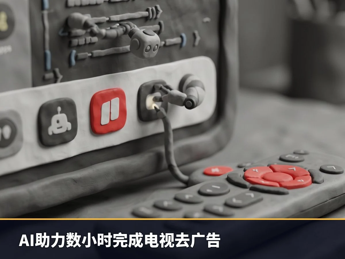 AI助力数小时完成电视去广告
