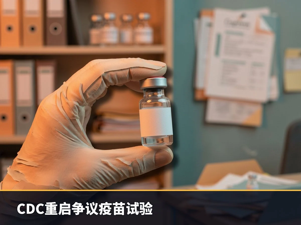 CDC重启争议疫苗试验
