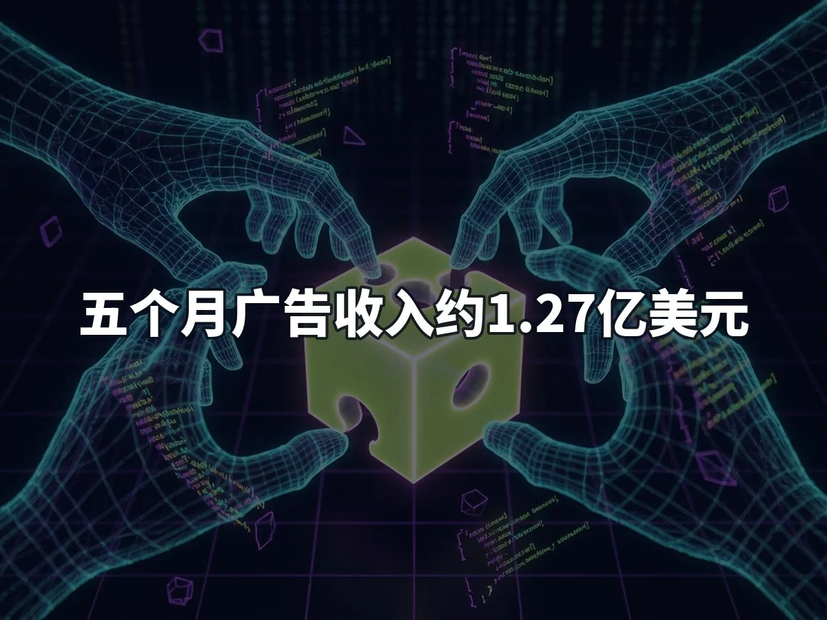 五个月广告收入约1.27亿美元