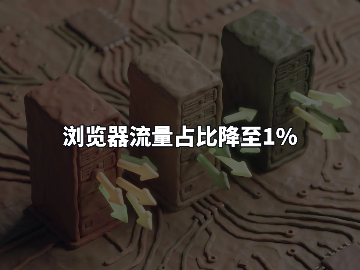 浏览器流量占比降至1%