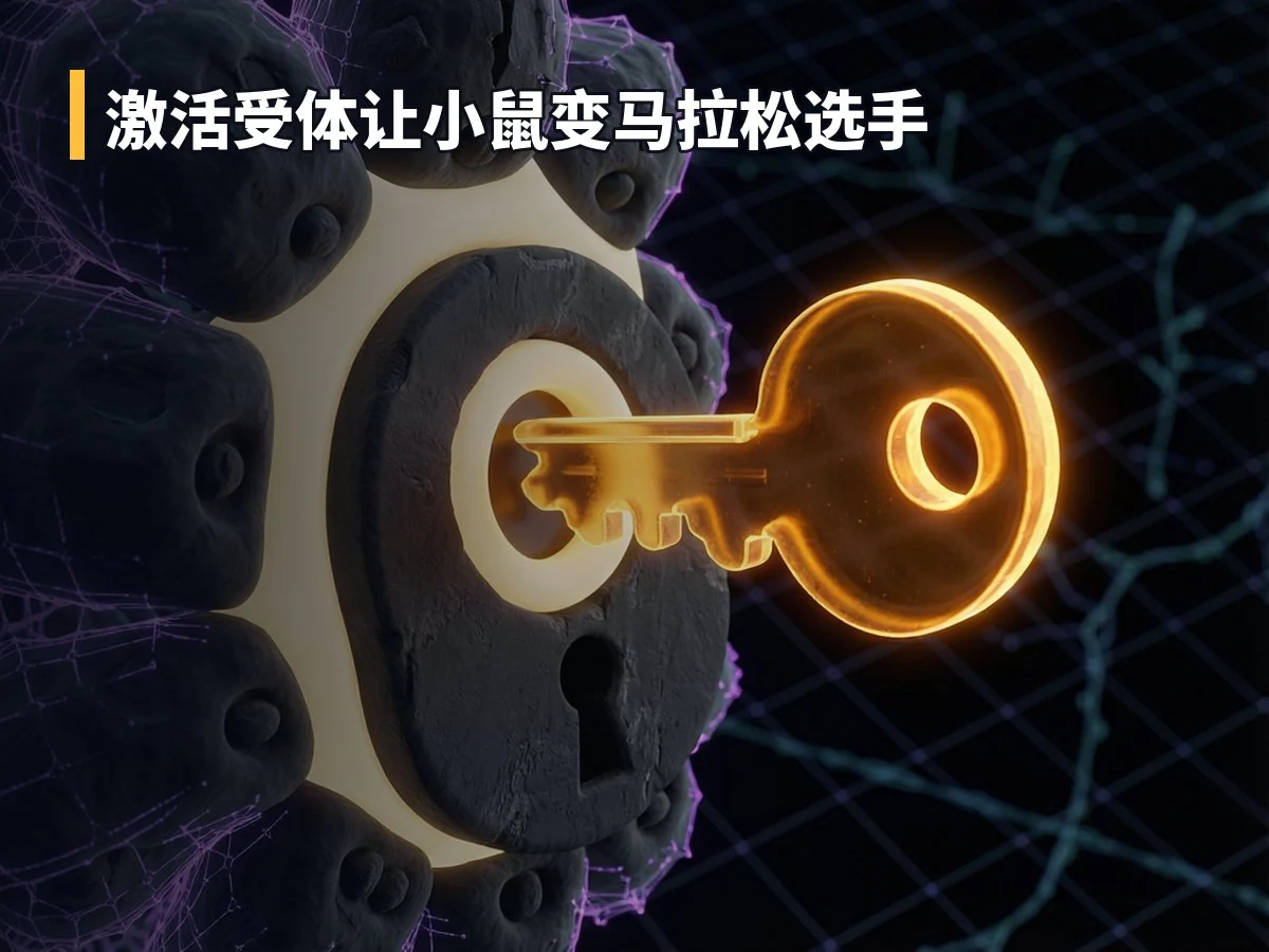 激活受体让小鼠变马拉松选手