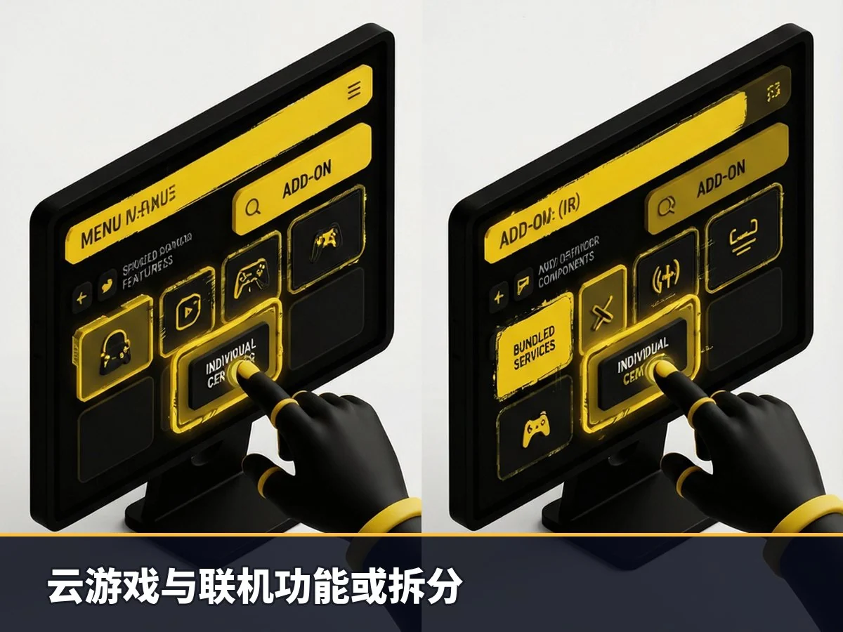 云游戏与联机功能或拆分