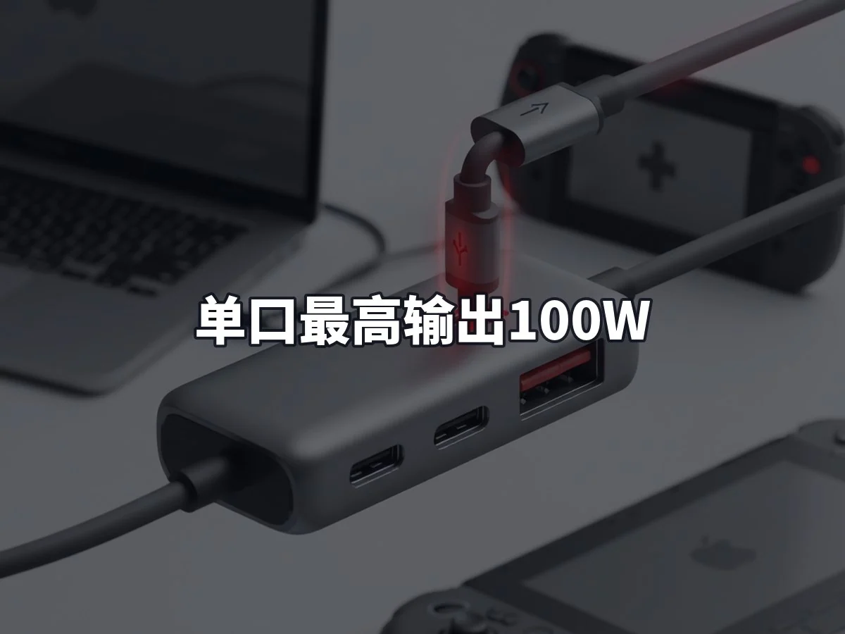 单口最高输出100W