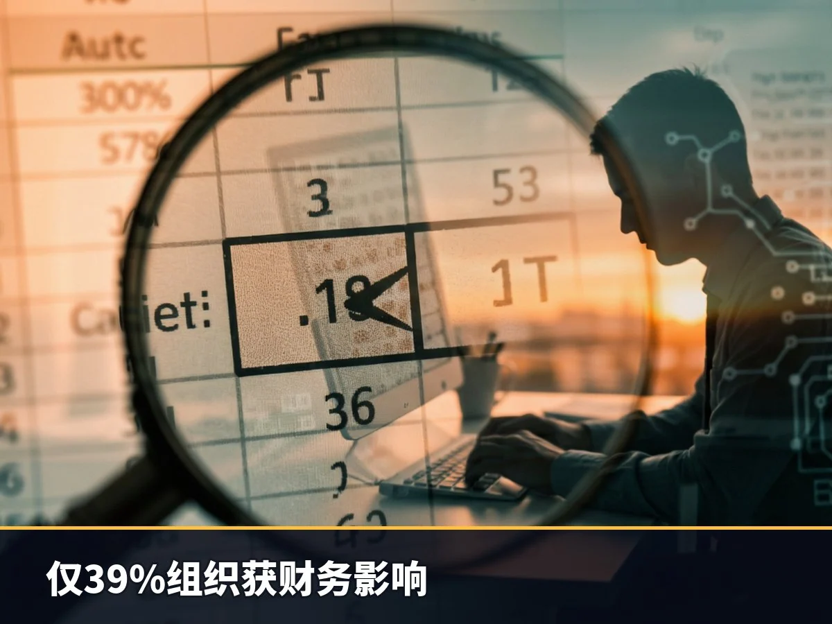 仅39%组织获财务影响