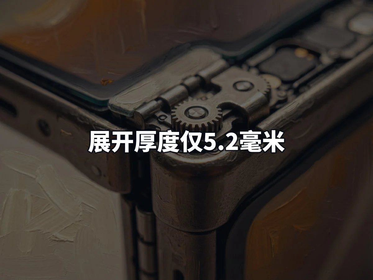 展开厚度仅5.2毫米