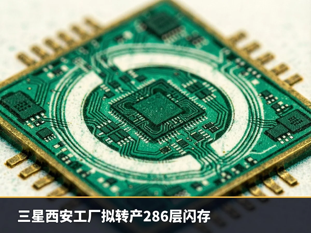 三星西安工厂拟转产286层闪存