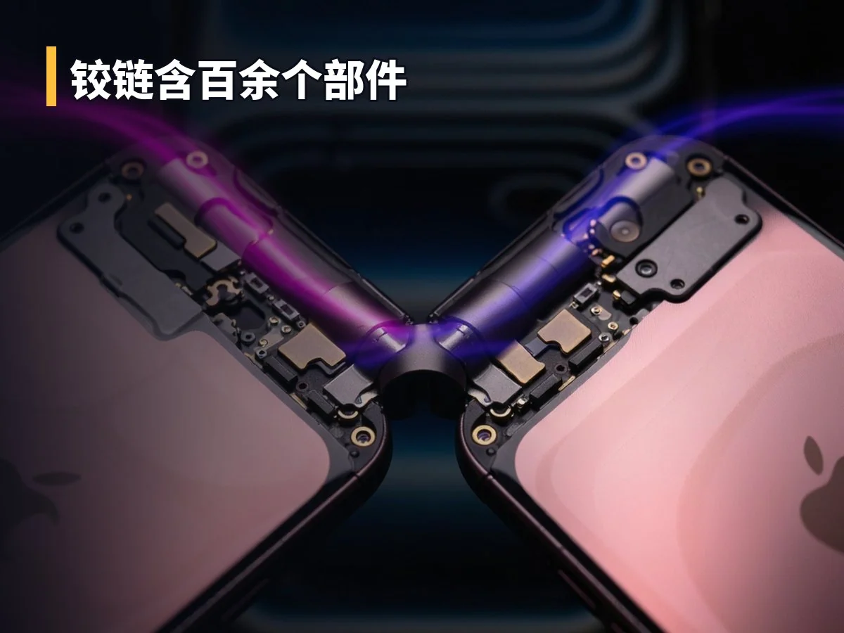 铰链含百余个部件